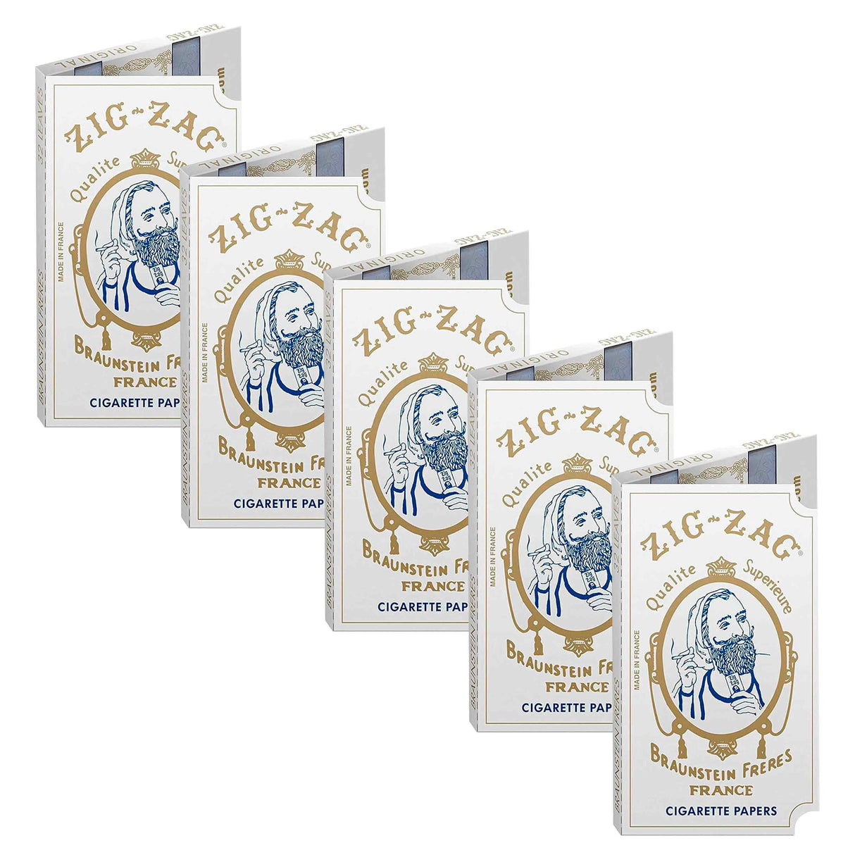 Zig-Zag Rolling Papers White Single Wide (32 Leaves)