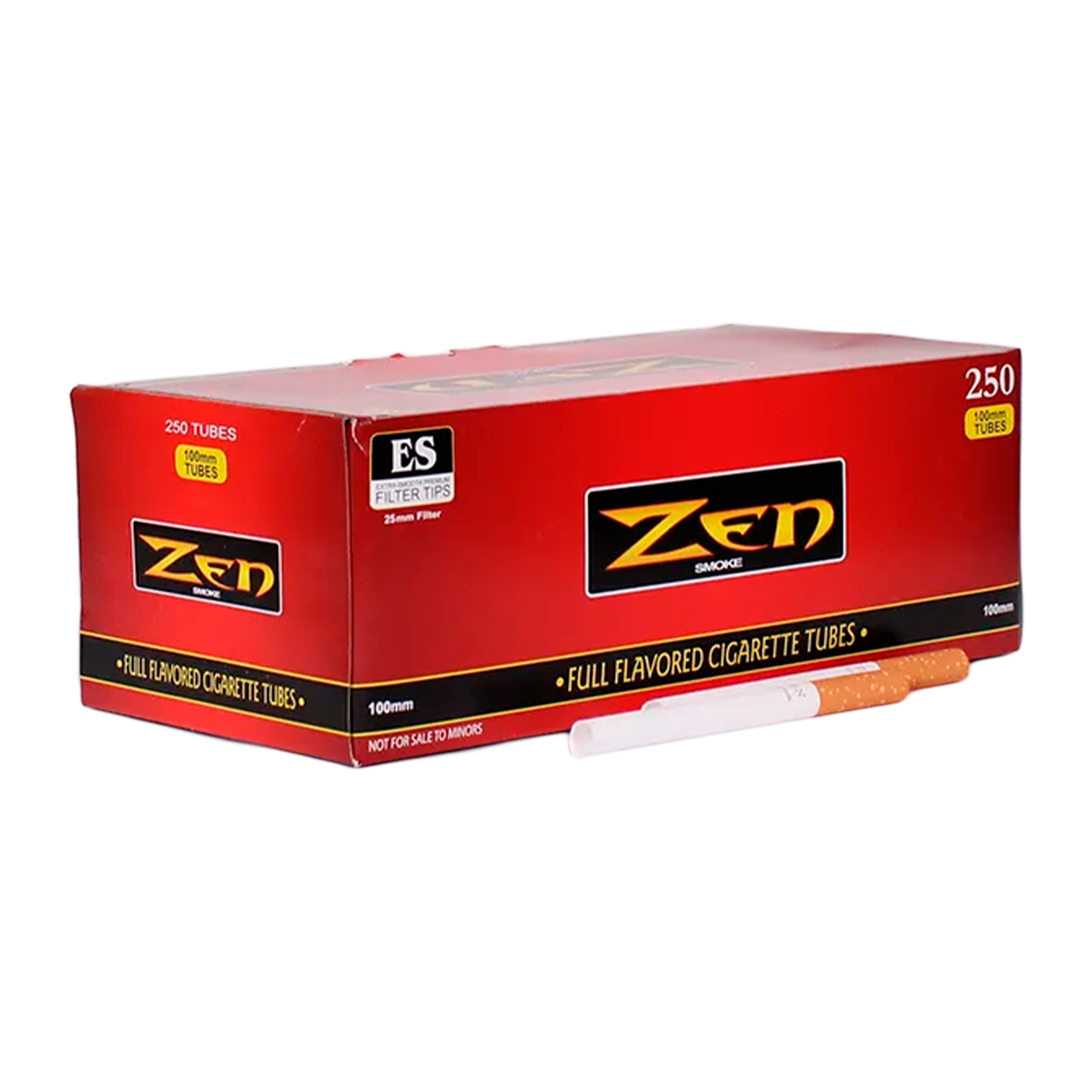 Zen Cigarette Tubes Full Flavor 100mm 250 Tubes
