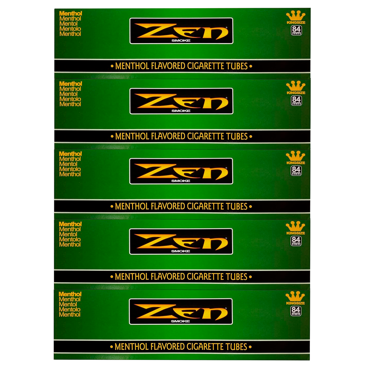 Zen Cigarette Tubes Menthol King Size 200 Tubes