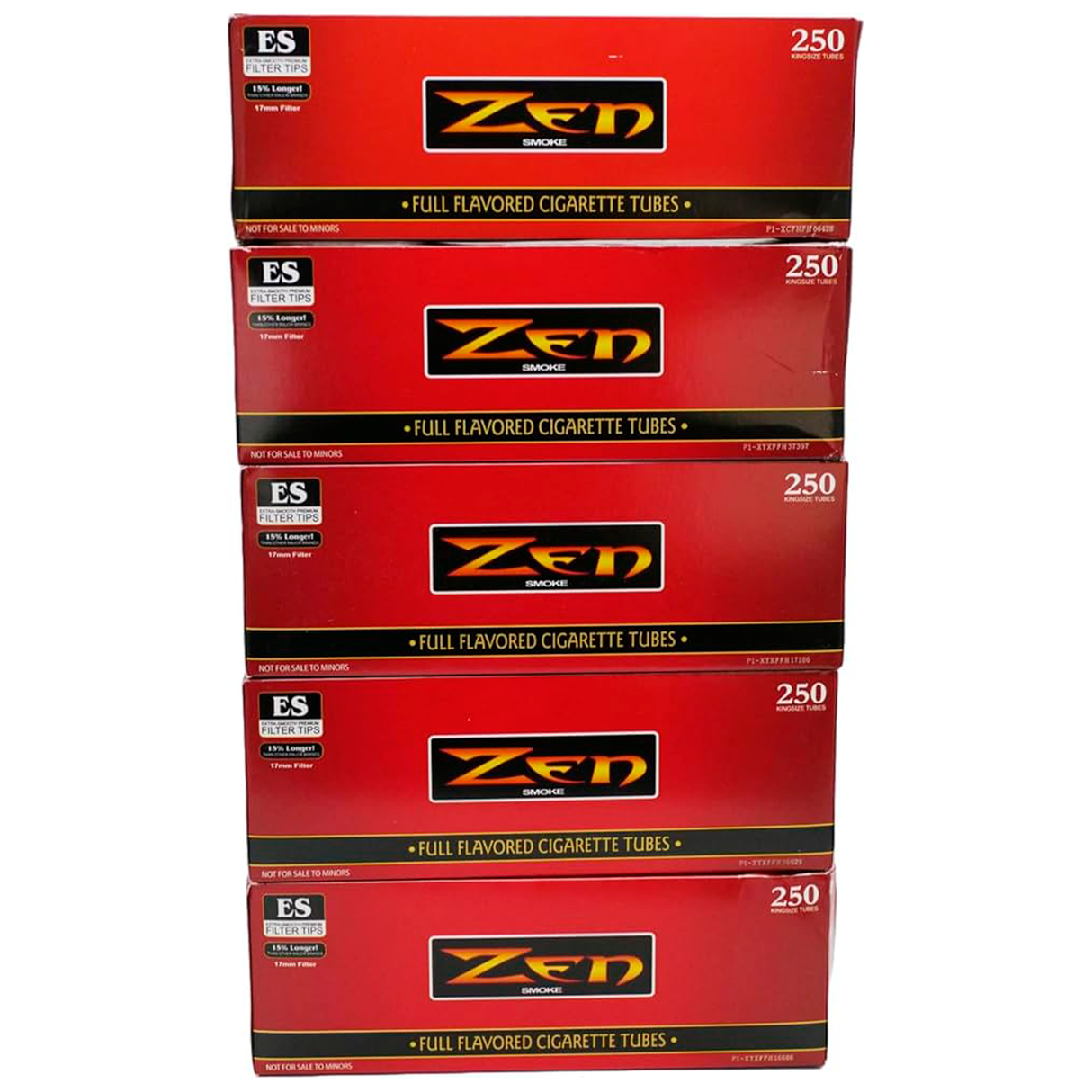 Zen Cigarette Tubes Full Flavor King Size 250 Tubes