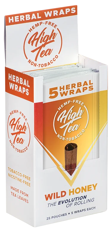 High Tea Herbal Wraps Wild Honey (5 Wraps Per Pouch)