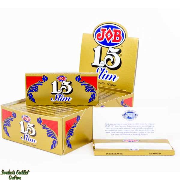 JOB Rolling Papers Gold 1.5 Slim (24 Leaves)