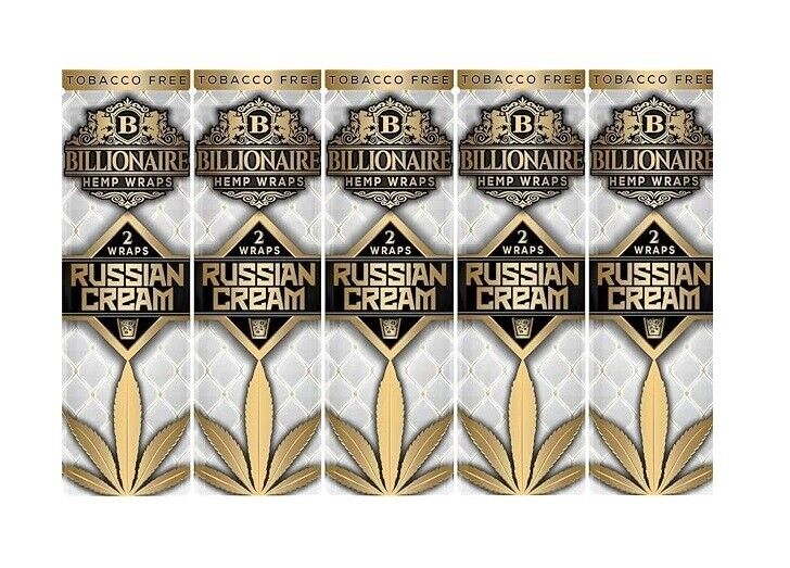 Billionaire Hemp Cones Russian Cream (2 Wraps Per Pouch)