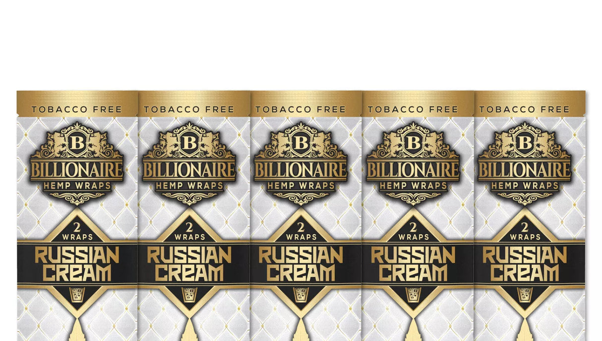 Billionaire Hemp Wraps Russian Cream 2ct