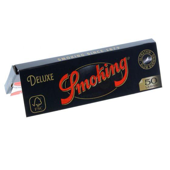 Smoking Brand Rolling Papers Deluxe 1 1/4 Size (50 leaves)