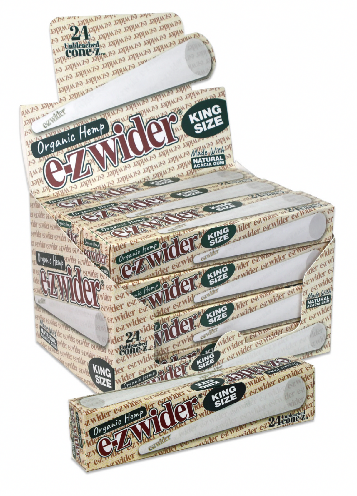 E-Z Wider Cones Organic Hemp Cones King Size