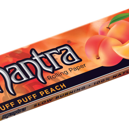 Mantra Rolling Papers Peach 1 1/4 (33 Leaves)