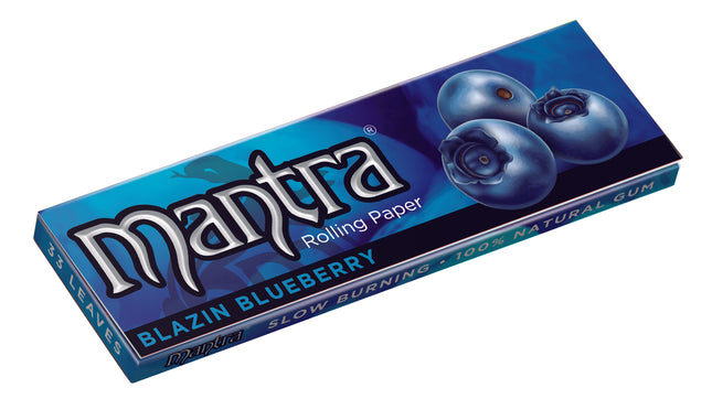 Mantra Rolling Papers Blueberry 1 1/4 (33 Leaves)