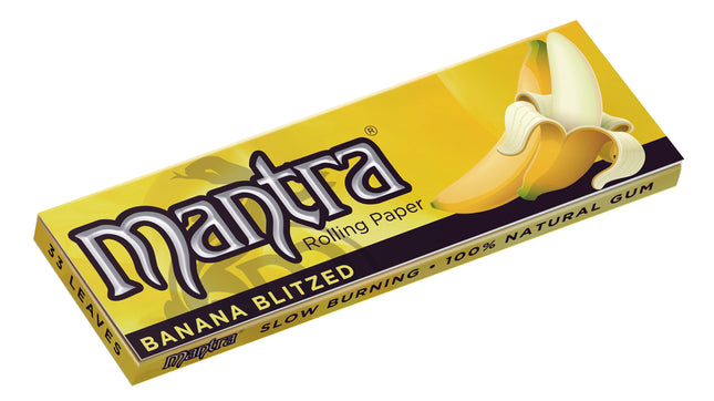 Mantra Rolling Papers Banana 1 1/4 (33 Leaves)