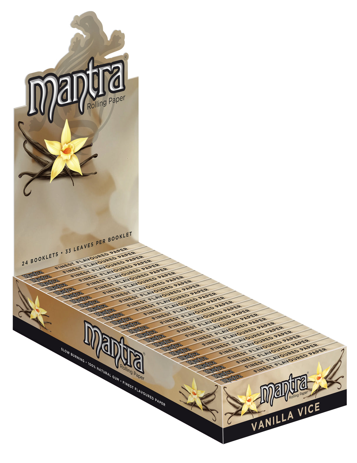 Mantra Rolling Papers Vanilla 1 1/4 (33 Leaves)