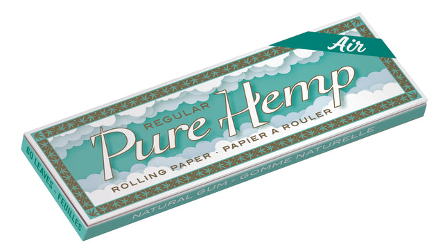 Pure Hemp Rolling Papers Air Single Wide (50 leaves)