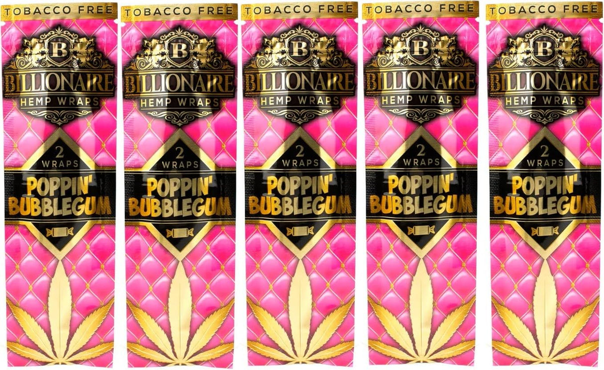 Billionaire Hemp Wraps Poppin' Bubblegum 2ct