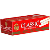 Classic Cigarette Tubes Red Full Flavor King Size 200ct