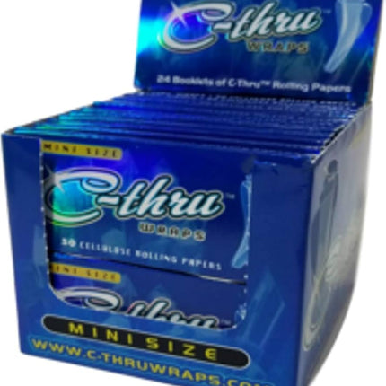 C-Thru Clear Rolling Papers Mini 1 1/4 (50 Leaves)