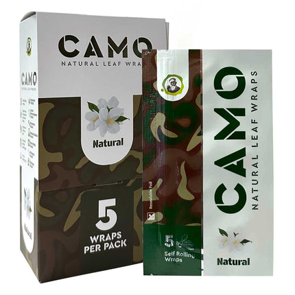 Camo Herbal Wraps Natural 5ct