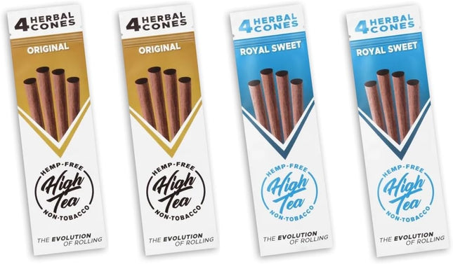High Tea Herbal Cones Royal Sweet & Original (4 Cones Per Pouch)