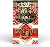 Billionaire Herbal Wraps Watermelon Drip (5 Wraps Per Pouch) - Made from Tea
