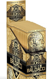 Billionaire Hemp Wraps Baldacci Gold 2ct