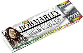Bob Marley Rolling Papers Ultra Thin with Tips King Size Tips (33 Leaves)