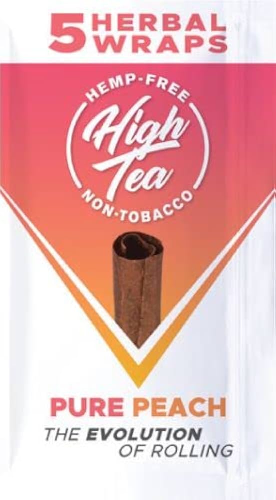High Tea Herbal Wraps Pure Peach (5 Wraps Per Pouch)