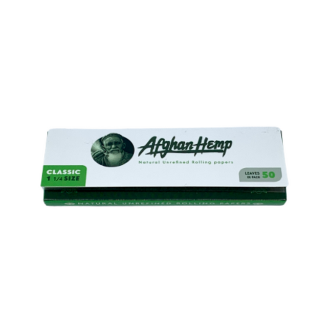 Afghan Hemp Rolling Papers 1 1/4 (50 leaves)
