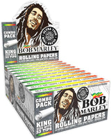 Bob Marley Rolling Papers Ultra Thin with Tips King Size Tips (33 Leaves)