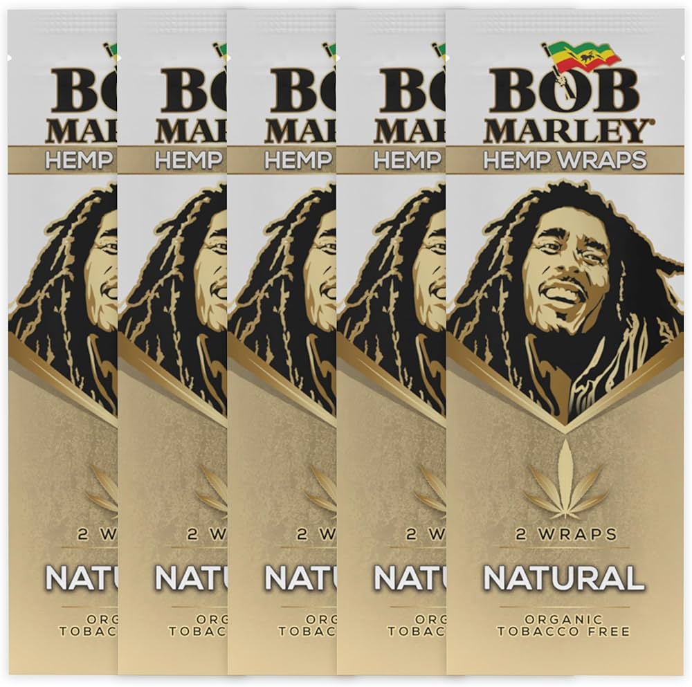 Bob Marley Hemp Wraps Natural 2ct