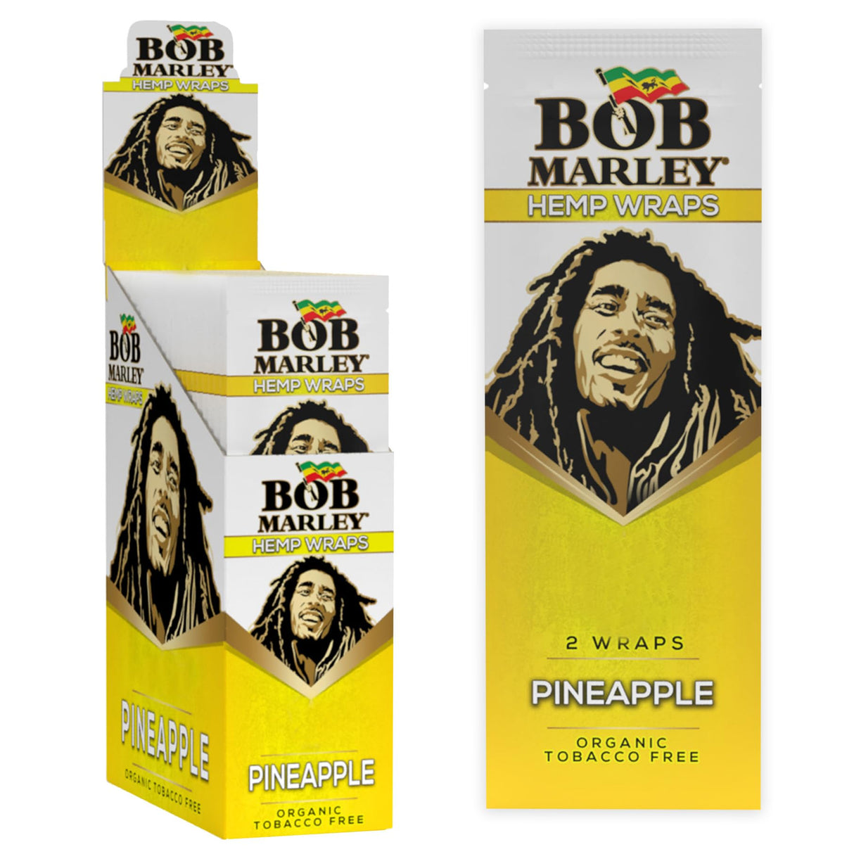Bob Marley Hemp Wraps Pineapple 2ct
