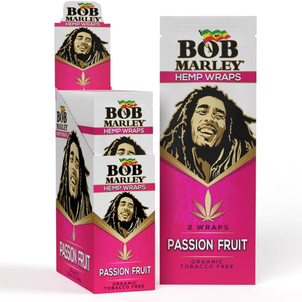 Bob Marley Hemp Wraps Passion Fruit 2ct