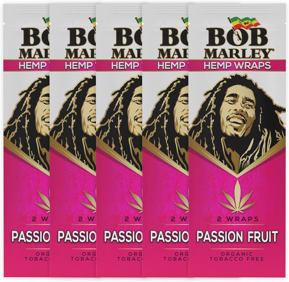 Bob Marley Hemp Wraps Passion Fruit 2ct
