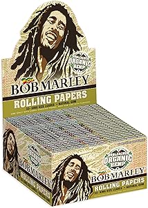 Bob Marley Rolling Papers Unbleached Organic King Size 33ct