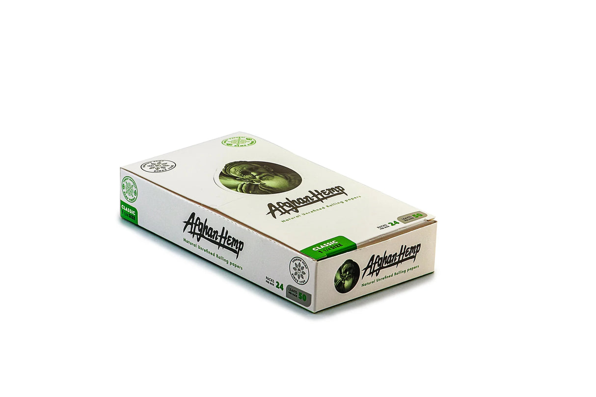 Afghan Hemp Rolling Papers 1 1/4 (50 leaves)
