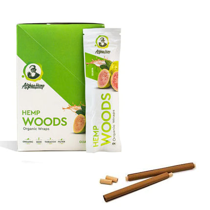 Afghan Hemp Wraps Hemp Woods Guava (2 Wraps Per Pouch)