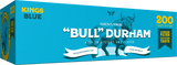 Bull Durham Cigarette Tubes Light (Blue) King Size 200ct