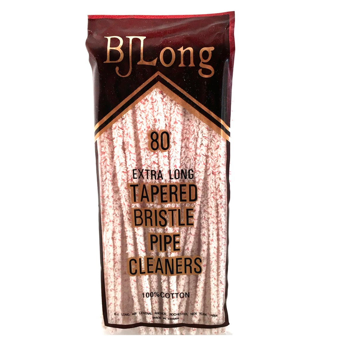 BJ Long Pipe Cleaners - 6.5" Tapered Bristle 80ct