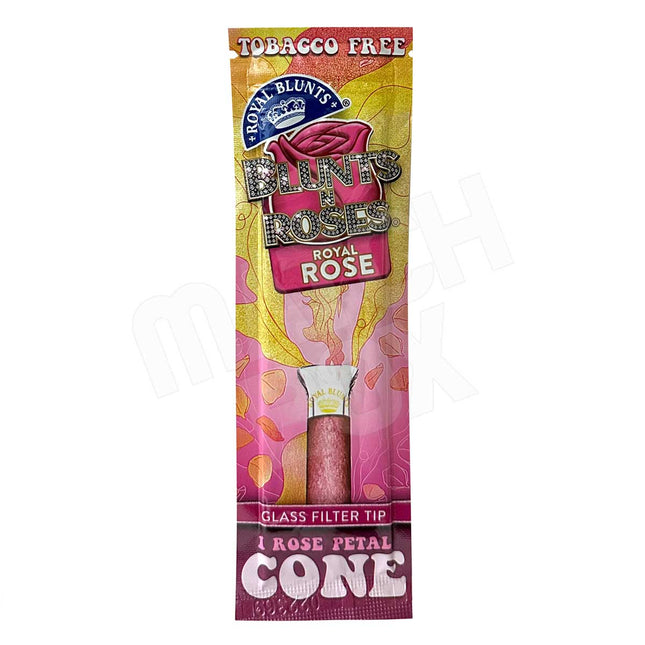 Blunts 'n Roses Cones Royal Rose (1 Cone Per Pouch) - Made from Rose Petals