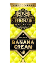 Billionaire Hemp Wraps Banana Cream 2ct