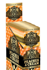 Billionaire Hemp Wraps Peaches & Cream 2ct