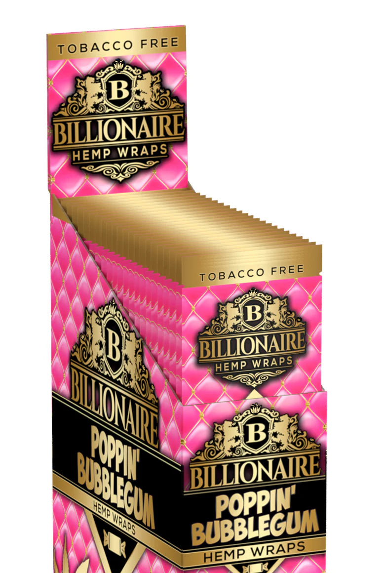 Billionaire Hemp Wraps Poppin' Bubblegum 2ct