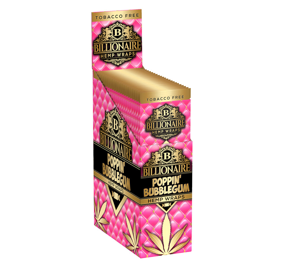 Billionaire Hemp Wraps Poppin' Bubblegum 2ct