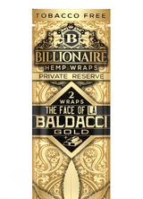 Billionaire Hemp Wraps Baldacci Gold 2ct