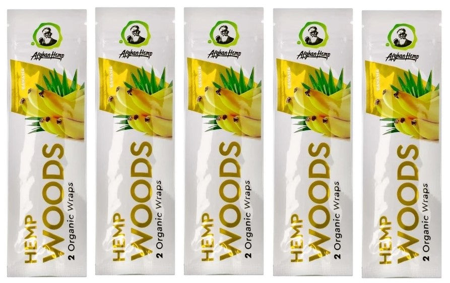 Afghan Hemp Wraps Hemp Woods Banana 2ct