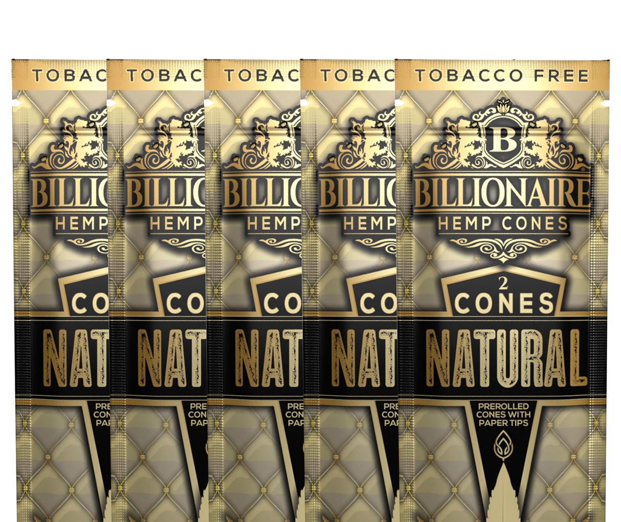 Billionaire Hemp Cones Natural 2ct