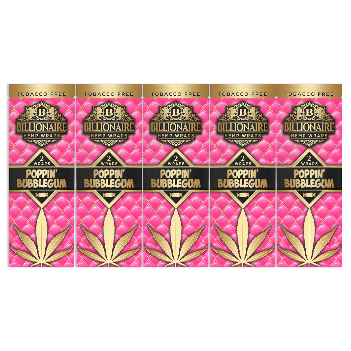 Billionaire Hemp Wraps Poppin' Bubblegum 2ct