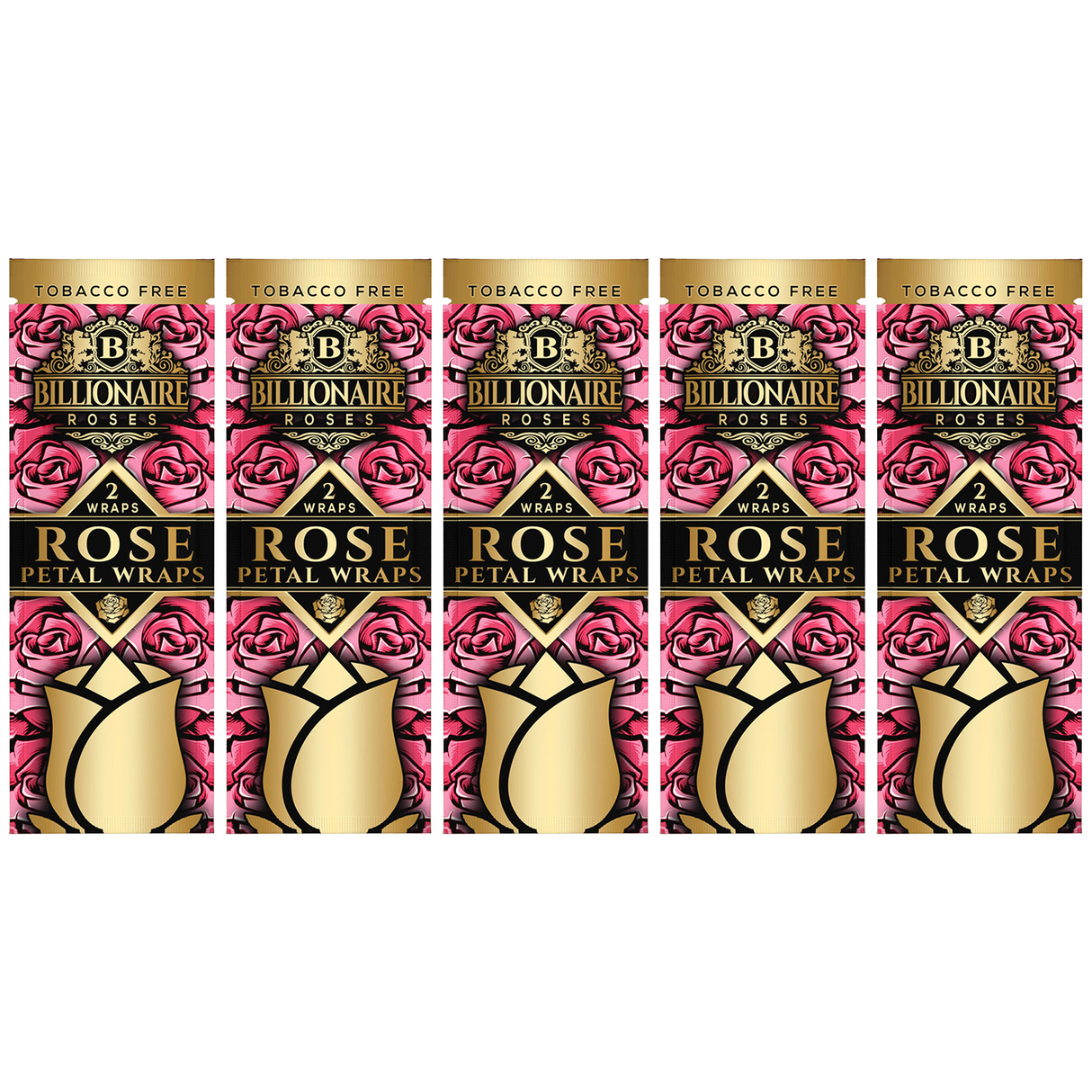 Billionaire Herbal Rose Petal Wraps 2ct