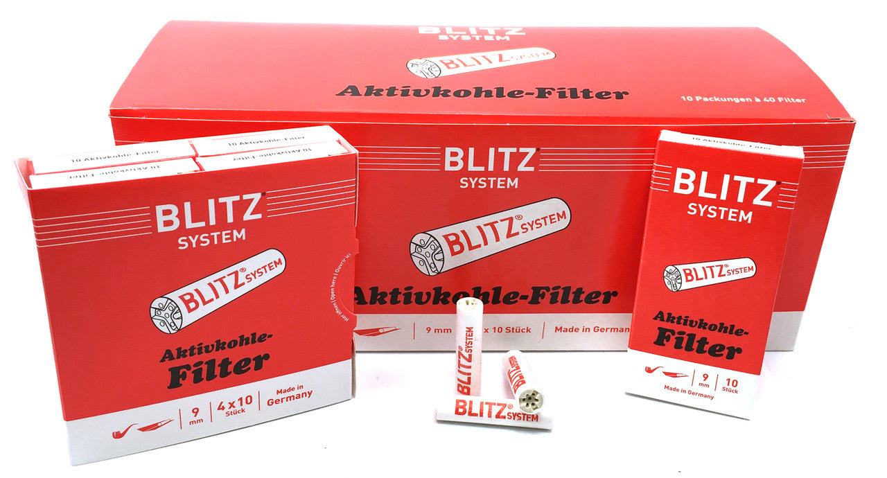 Blitz Activated Charcoal Filters 9mm