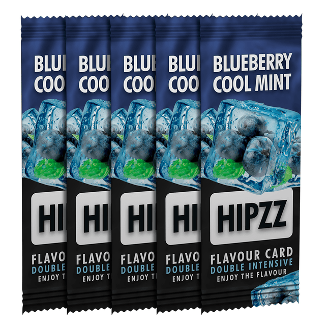 Hipzz Flavor Cards Blueberry Cool Mint