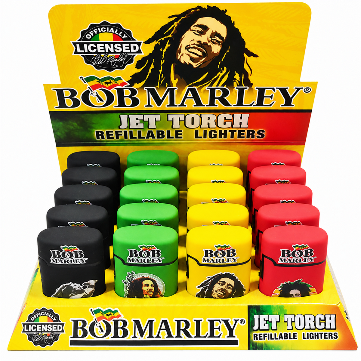 Bob Marley Flip Style Torch Lighter
