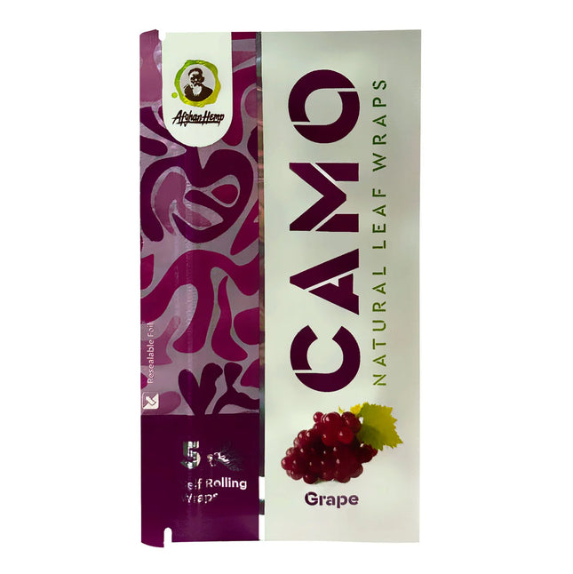 Camo Herbal Wraps Grape 5ct