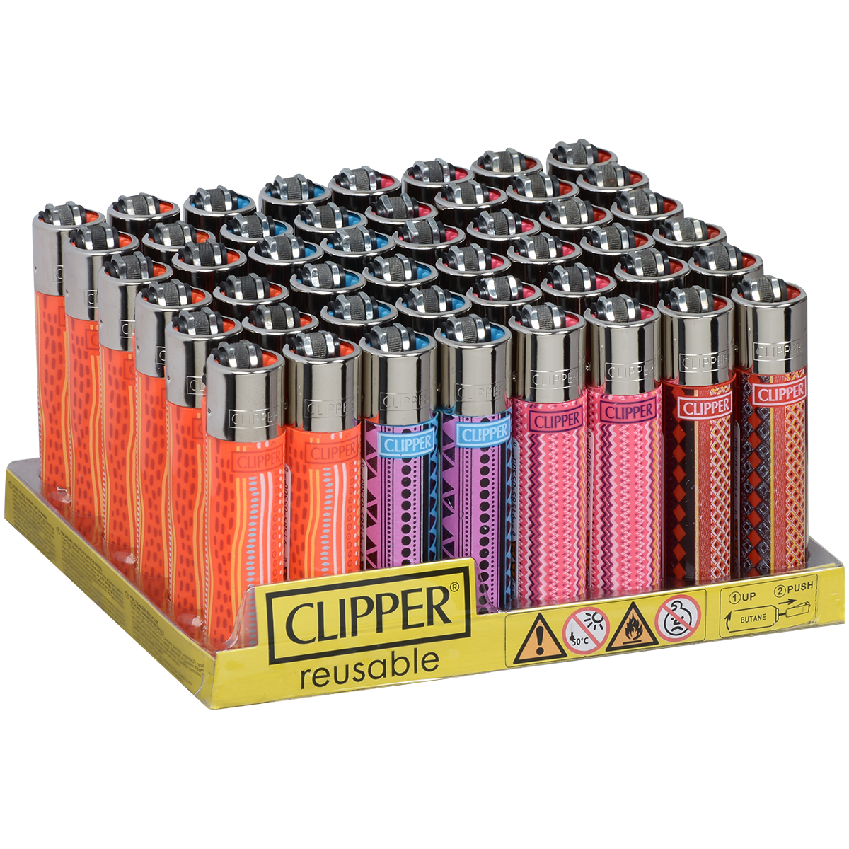 Clipper Lighters Classic Size Crazy Summer